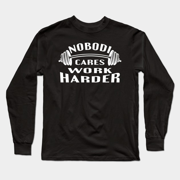 nobody cares Long Sleeve T-Shirt by designnas2